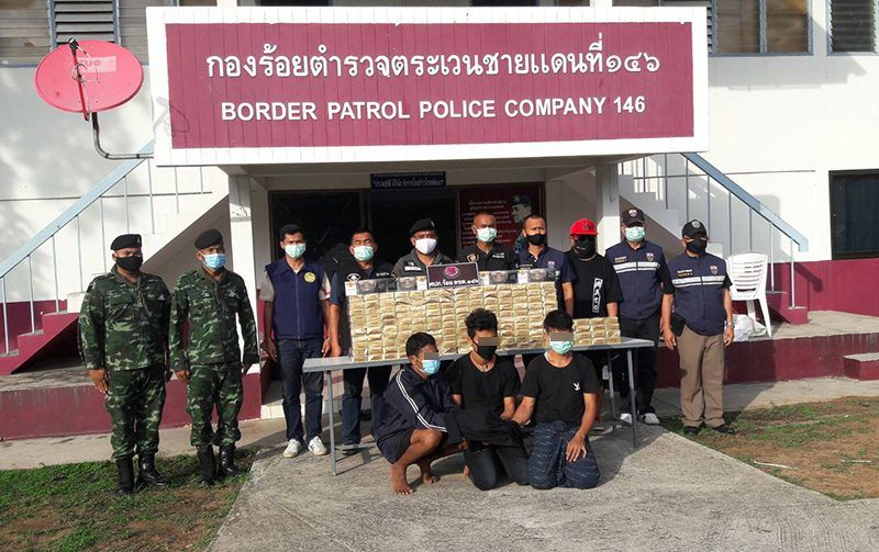 Millions of baht worth of cigarettes seized after smuggled over Burmese border