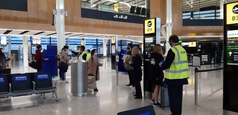 Thais on repatriation flight from London were reported with ‘fevers’