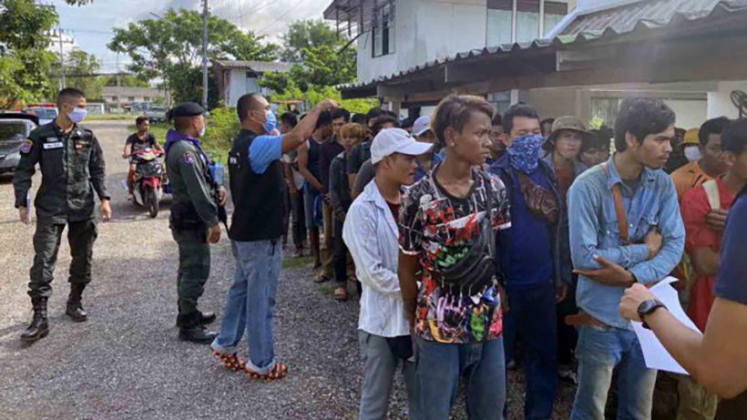 Immigration police catch 54 illegal immigrants at Thai-Cambodia border