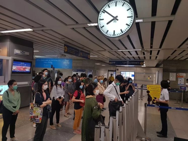 BTS and MRT roll out better preventative and social distancing measures | News by Thaiger