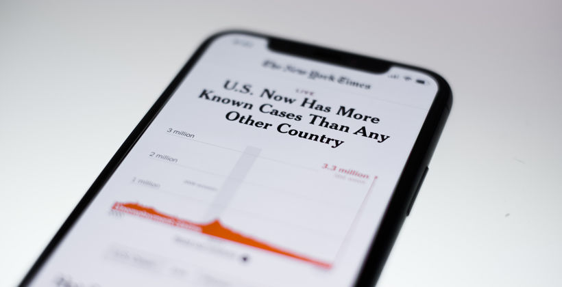 นสพ. New York Times สละหน้าหนึ่งให้กับรายชื่อผู้เสียชีวิตจากโควิดใน สหรัฐฯ | The Thaiger