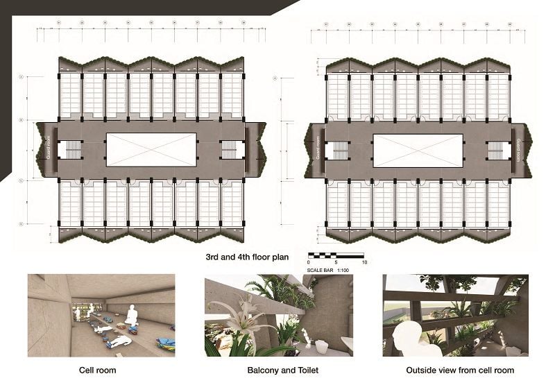 Architecture students propose redesign and makeover of Bangkok prison