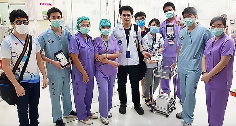 University hospital unveils robots to assist in Covid-19 cases