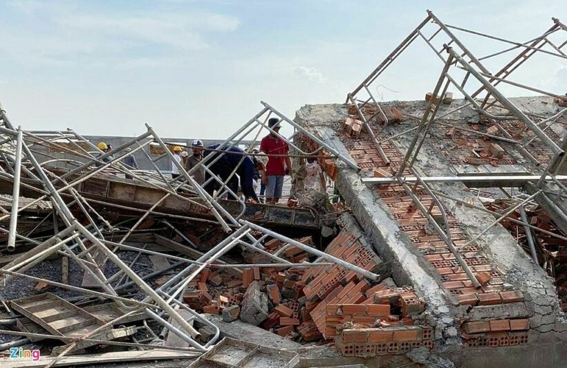 Đồng Nai: Sập công trình xây dựng khiến ít nhất 10 người chết, nhiều người bị thương | News by Thaiger