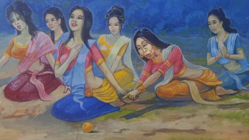 เผยที่มาภาพ สิตางศุ์ ส้มหยุด บนผนังวัด | The Thaiger