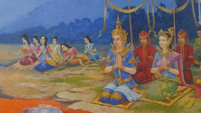 สั่งแก้ภาพสิตางศุ์ ส้มหยุด บนฝาผนังวัด เหตุไม่เหมาะสม | The Thaiger