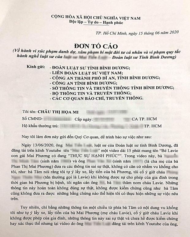 Bảo mẫu của Lavie - con gái Mai Phương quyết kiện ngược bố mẹ cố diễn viên | News by Thaiger