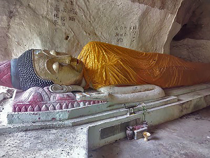 Graffiti in historic Trang cave means public access restricted