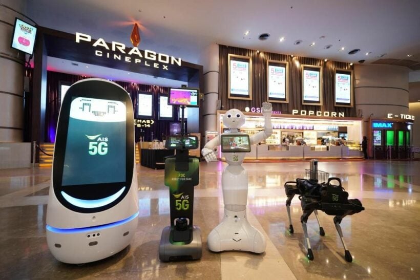 Robots provide novel approach to virus prevention at Bangkok mall