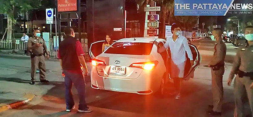 Pattaya police arrest intoxicated Chinese man, Thai girlfriend in front of station – VIDEO