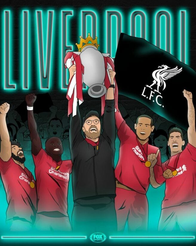 Chính thức: Liverpool vô địch Ngoại hạng Anh (Premier League) 2019/20 | News by Thaiger