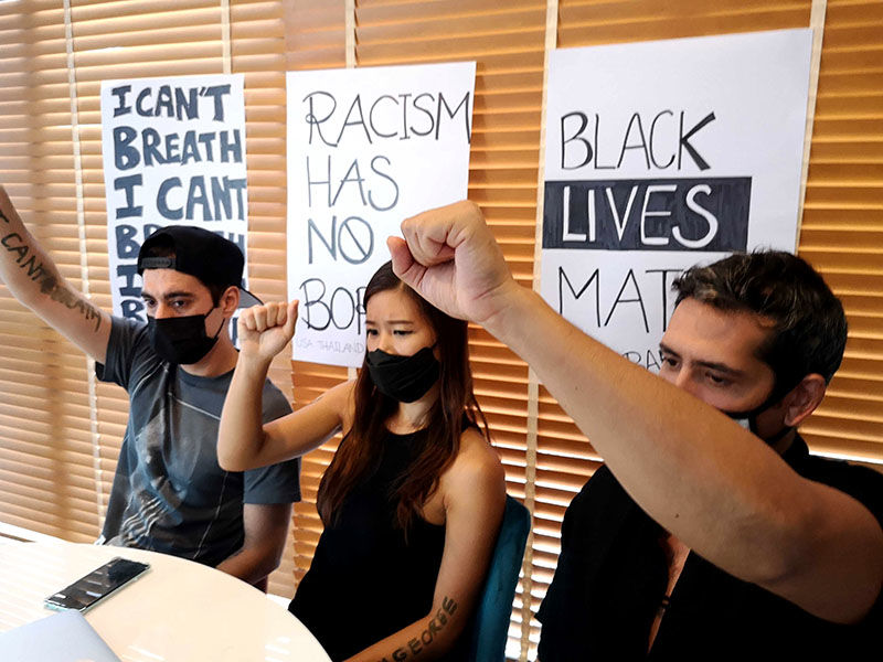 Thailand activists hold online Black Lives Matter protest