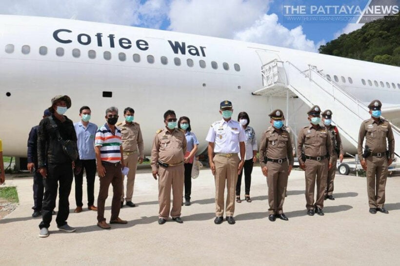 Chon Buri coffee shop in a converted aircraft ordered to close temporarily &#8211; VIDEO | The Thaiger