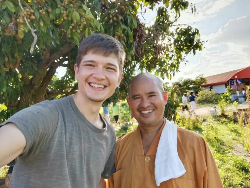 Stranded Russian and friends help monk build houses in Chiang Mai – VIDEO | The Thaiger