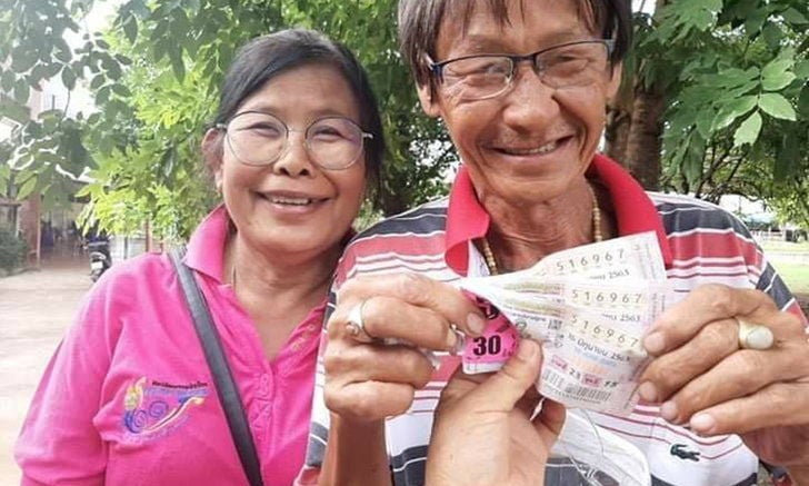 Couple wins millions in lottery, husband’s age is the lucky number