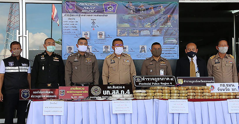 Khon Kaen police raid drug warehouse | News by Thaiger