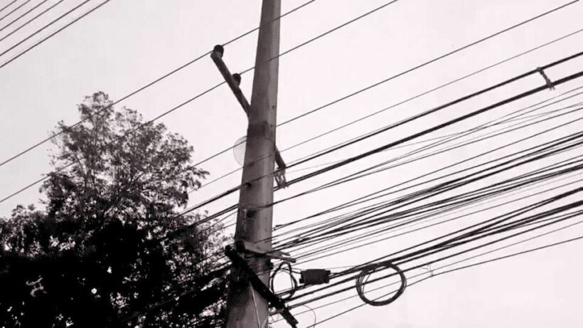 Electric company worker severely shocked, injured in 5 metre fall | News by Thaiger