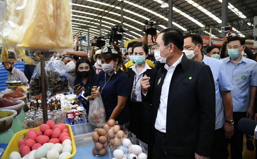 PM and Health Minister give “moral support” visit to Rayong amid Covid scare