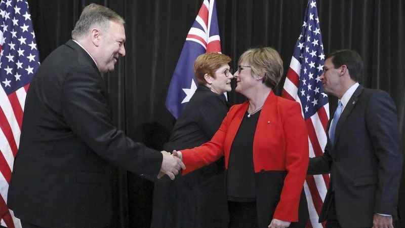 US, Australia take hawkish tone towards China in talks