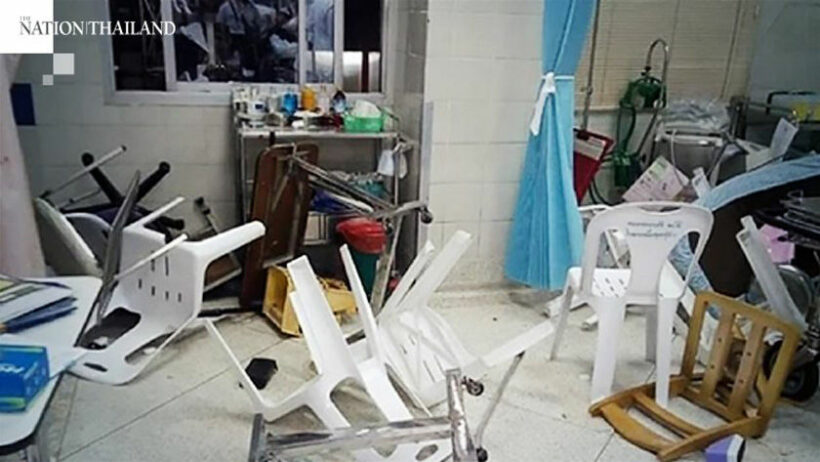 Staff injured, property damaged as gang rampages through 2 Bangkok hospitals