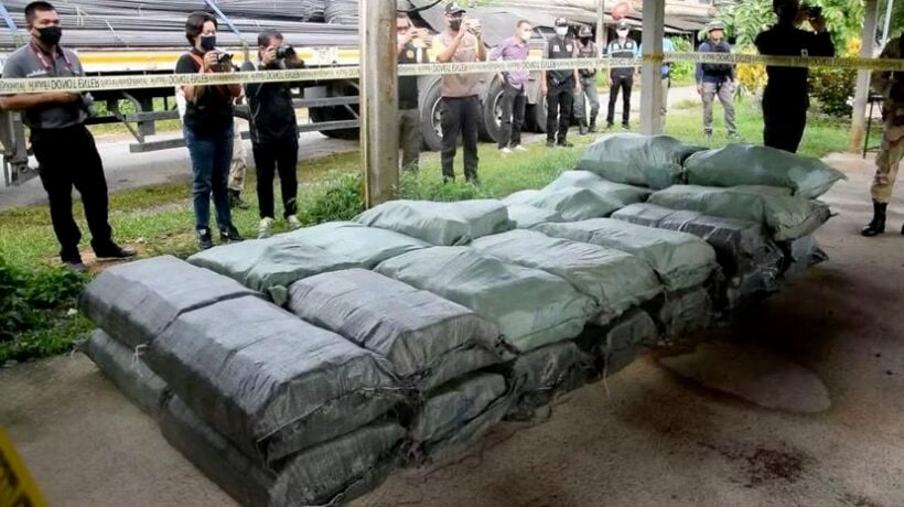 2 arrested in Narathiwat with 1,420 kilograms of meth – VIDEO