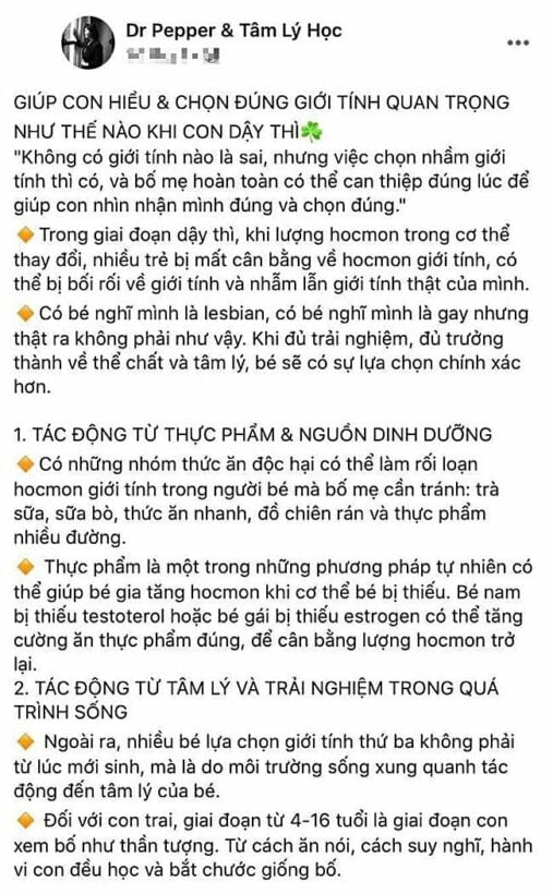 Nhà tâm lý - Dr Pepper và phát ngôn "mất não": "Trà sữa, thức ăn nhanh có thể gây đồng tính" | News by Thaiger