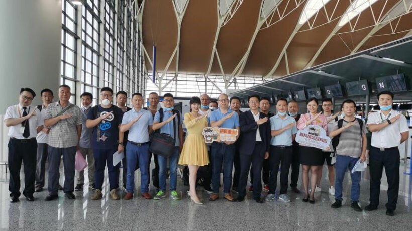 First post-Covid flight from China lands in Bangkok