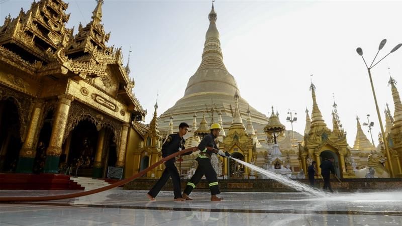 Myanmar puts a hold on international flights until at least October