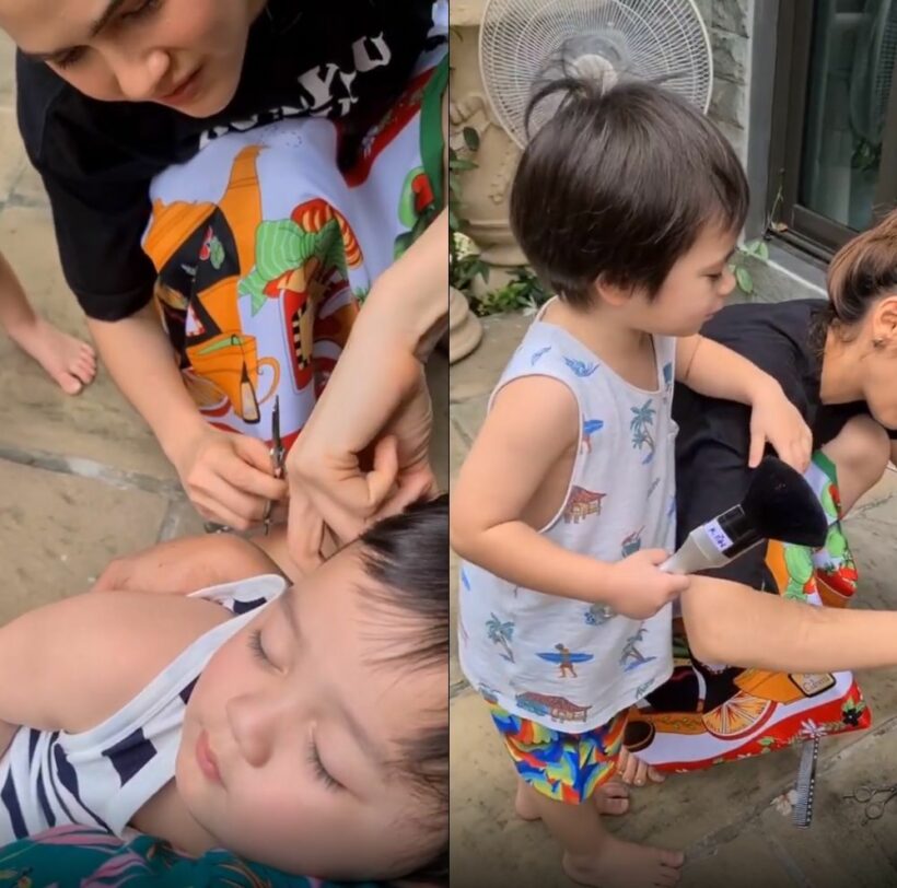 พายุ ร้องจ้าแม่ชมแอบตัดผม ข้าง ๆ มีพี่สาย ให้กำลังใจ | The Thaiger