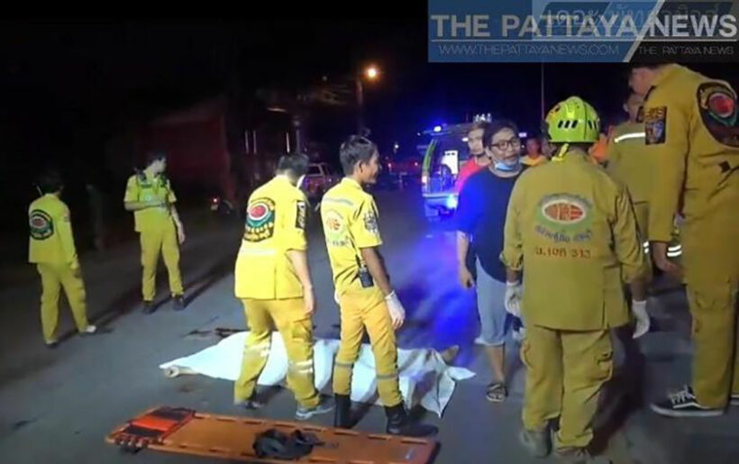 Man dies after crashing bike into lighting pole in Pattaya