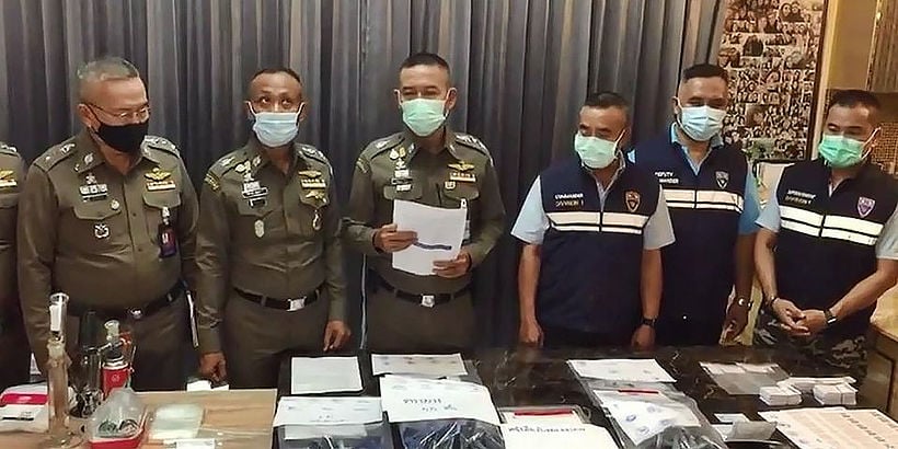 Immigration police nab American, Thai wife for visa forgery, cannabis