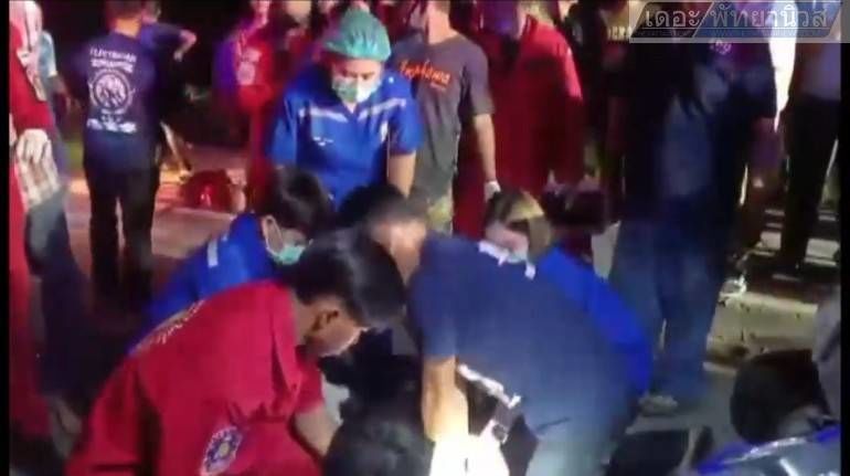 1 killed, another critically injured in Chon Buri 5 car pile up