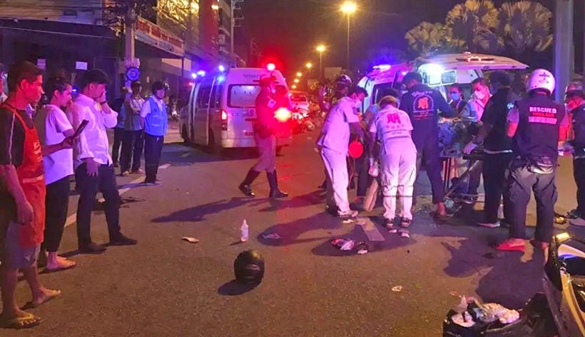 Pattaya motorcyclist suffers severe injuries in collision | Thaiger