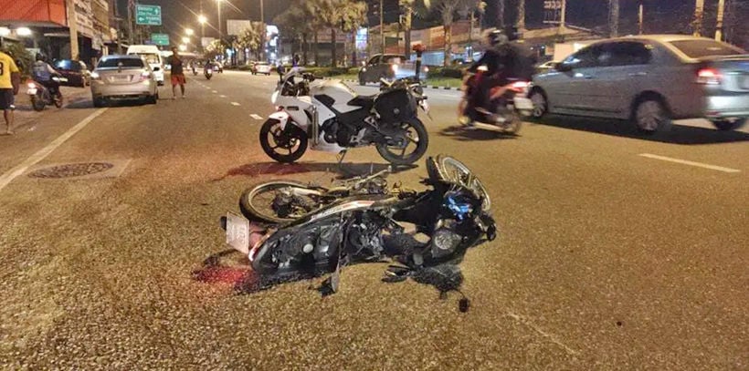 Pattaya motorcyclist suffers severe injuries in collision | News by Thaiger