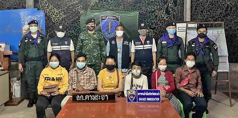 Joint operation nabs 29 illegal Cambodian migrants in a Kaeo | News by Thaiger