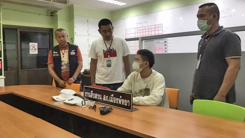 Pattaya man arrested after firing pistol in public