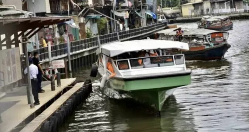 New electric ferries have a test run on Bangkok’s klongs