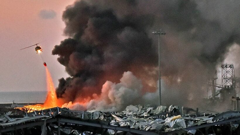 Huge explosion at Port of Beirut kills 78 - VIDEO | News by Thaiger