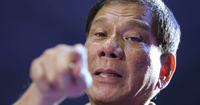 Duterte tells Filipinos to clean masks with petrol