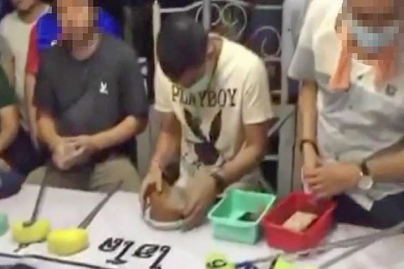 Bangkok officer under investigation for gambling after video emerges