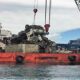Raja salvage operation resumes, garbage truck, pick-up raised from seabed | The Thaiger