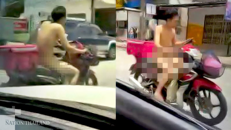 Nude Panda: naked food delivery man hit with 500 baht fine