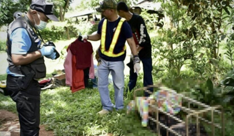 Phatthalung 20 year old arrested for killing girlfriend and putting body in a cage