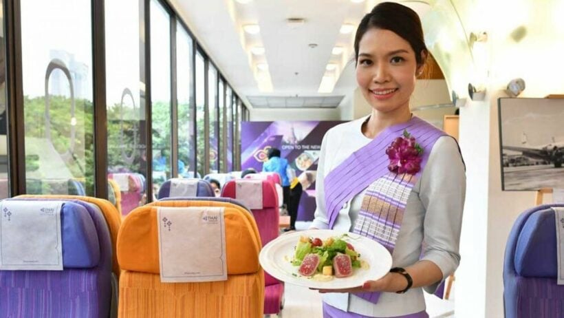 Chicken or the beef? Thai Airways opens up pop-up restaurants serving their airline food.