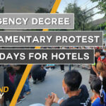 Thailand News Today | Emergency Decree, Parliamentary protest, Dark days for hotels | September 25 | Thaiger
