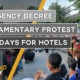 Thailand News Today | Emergency Decree, Parliamentary protest, Dark days for hotels | September 25 | The Thaiger