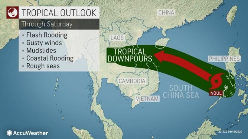 Heavy rain across Thailand coming this weekend