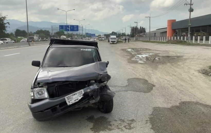 Burmese worker killed, 11 injured, in Chon Buri truck collision