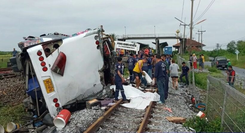 Barriers to be installed at train crossings nationwide in wake of Chachoengsao tragedy – VIDEO