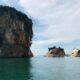 Large “chunk” breaks off Krabi island, damaging coral reef at popular dive site | The Thaiger